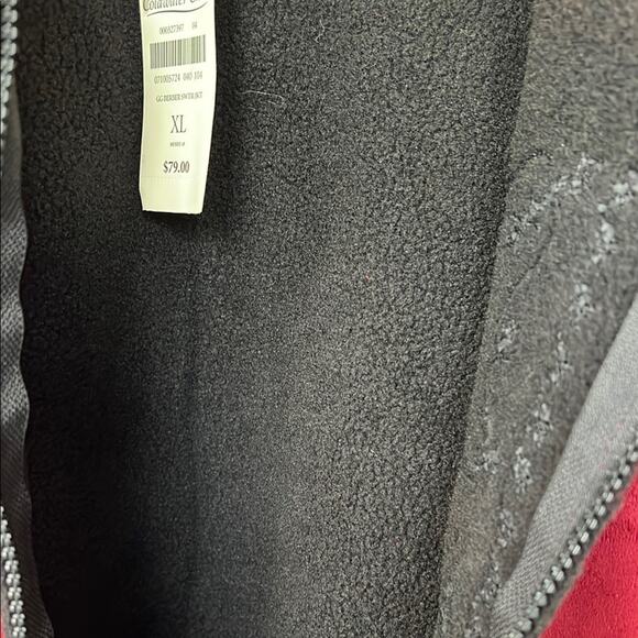 NWT Coldwater Creek Red and Black Women's Sweater Jacket - size XL - Picture 8 of 9